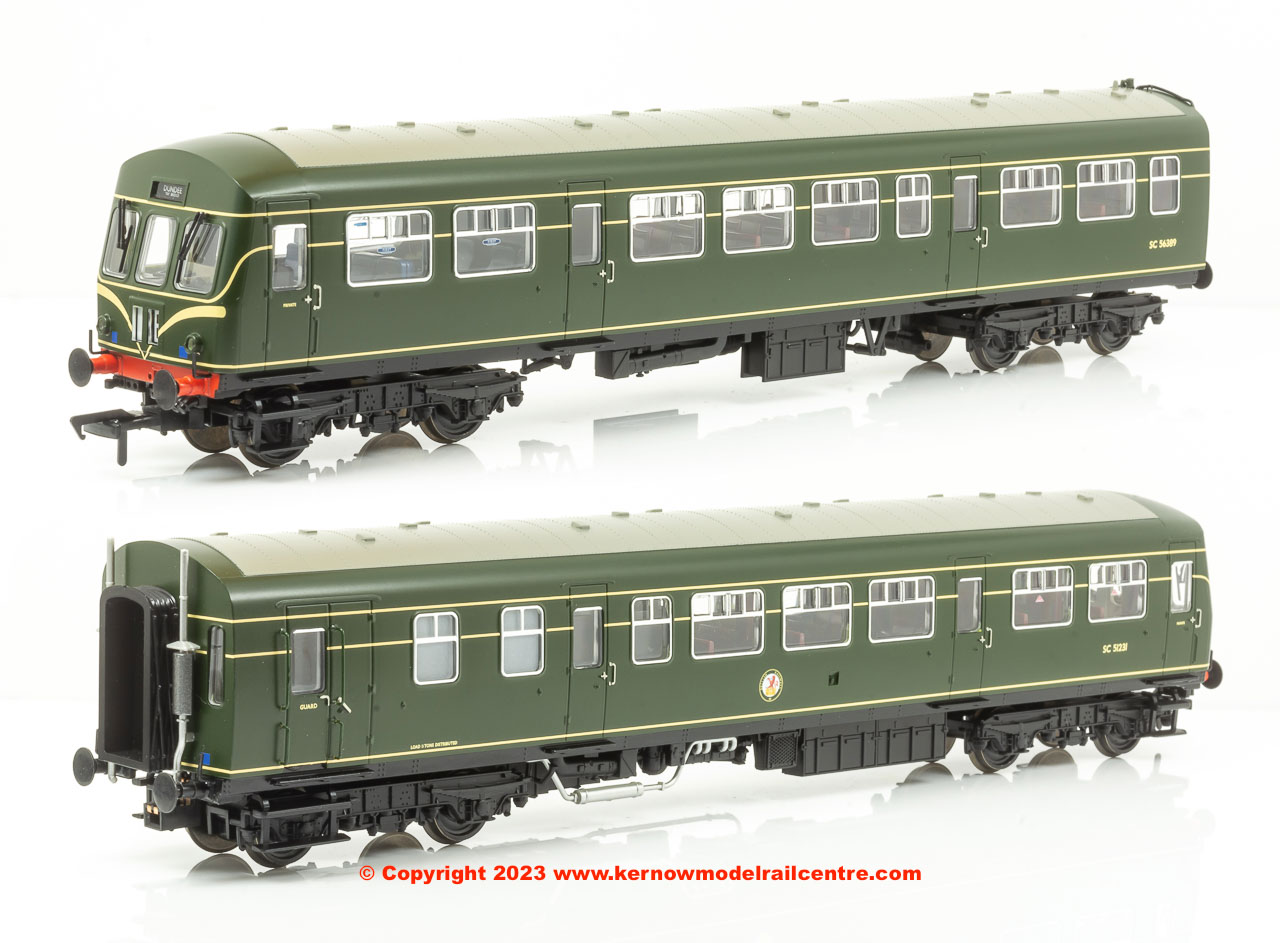 32-285A Bachmann Class 101 2-Car DMU BR Green (Roundel)